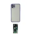 ieg™ iPhone 11 Pro Max Kılıf Vadi Minimal - Siyah 360 Mat Full Body Arka Koruyucu