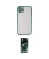 ieg™ iPhone 11 Pro Max Kılıf Vadi Minimal - Siyah 360 Mat Full Body Arka Koruyucu