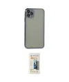 ieg™ iPhone 11 Pro Max Kılıf Vadi Minimal - Siyah 6D Mat Seramik Hayalet Nano Ekran Koruyucu