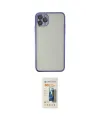 ieg™ iPhone 11 Pro Max Kılıf Vadi Minimal - Siyah 6D Mat Seramik Hayalet Nano Ekran Koruyucu