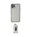 ieg™ iPhone 11 Pro Max Kılıf Vadi Minimal - Siyah Bilvis Hayalet Cam Ekran Koruyucu