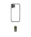ieg™ iPhone 11 Pro Max Kılıf Vadi Minimal - Siyah Joko Magic 5D Hayalet Cam