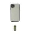 ieg™ iPhone 11 Pro Max Kılıf Vadi Minimal - Siyah Joko Magic 5D Hayalet Cam