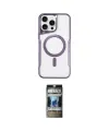 ieg™ iPhone 11 Pro Max Kılıf Yadigar Klasik Özel Seri - Siyah 34D Hayalet Izgaralı Cam