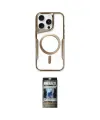 ieg™ iPhone 11 Pro Max Kılıf Yadigar Klasik Özel Seri - Siyah 34D Hayalet Izgaralı Cam