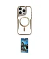 ieg™ iPhone 11 Pro Max Kılıf Yadigar Klasik Özel Seri - Siyah 34D Izgaralı Cam