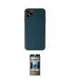 ieg™ iPhone 11 Pro Max Kılıf Yadigar Klasik - Siyah 34D Hayalet Izgaralı Cam