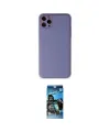 ieg™ iPhone 11 Pro Max Kılıf Yadigar Klasik - Siyah 34D Izgaralı Cam