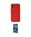 ieg™ iPhone 11 Pro Max Kılıf Yadigar Klasik - Siyah 34D Izgaralı Cam