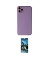 ieg™ iPhone 11 Pro Max Kılıf Yadigar Klasik - Siyah 34D Izgaralı Cam