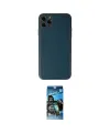 ieg™ iPhone 11 Pro Max Kılıf Yadigar Klasik - Siyah 34D Izgaralı Cam