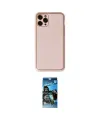 ieg™ iPhone 11 Pro Max Kılıf Yadigar Klasik - Siyah 34D Izgaralı Cam