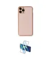 ieg™ iPhone 11 Pro Max Kılıf Yadigar Klasik - Siyah 3D Antistatik Cam Ekran Koruyucu