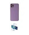ieg™ iPhone 11 Pro Max Kılıf Yadigar Klasik - Siyah 3D Antistatik Seramik Nano Ekran Koruyucu