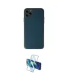 ieg™ iPhone 11 Pro Max Kılıf Yadigar Klasik - Siyah 3D Antistatik Seramik Nano Ekran Koruyucu