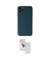 ieg™ iPhone 11 Pro Max Kılıf Yadigar Klasik - Siyah Seramik Nano Ekran Koruyucu