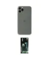 ieg™ iPhone 11 Pro Max Kılıf Yadigar Yansıma Serisi - Şeffaf 360 Full Body Arka Koruyucu