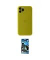 ieg™ iPhone 11 Pro Max Kılıf Yadigar Yansıma Serisi - Siyah 34D Izgaralı Cam