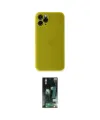 ieg™ iPhone 11 Pro Max Kılıf Yadigar Yansıma Serisi - Siyah 360 Mat Full Body Arka Koruyucu