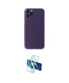 ieg™ iPhone 11 Pro Max Kılıf Yadigar Yansıma Serisi - Siyah 3D Antistatik Cam Ekran Koruyucu