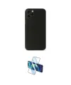 ieg™ iPhone 11 Pro Max Kılıf Yadigar Yansıma Serisi - Siyah 3D Antistatik Cam Ekran Koruyucu