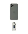 ieg™ iPhone 11 Pro Max Kılıf Yadigar Yansıma Serisi - Siyah Bilvis Hayalet Cam Ekran Koruyucu