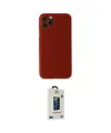 ieg™ iPhone 11 Pro Max Kılıf Yadigar Yansıma Serisi - Siyah Bilvis Hayalet Cam Ekran Koruyucu