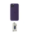 ieg™ iPhone 11 Pro Max Kılıf Yadigar Yansıma Serisi - Siyah Bilvis Hayalet Cam Ekran Koruyucu