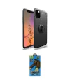 ieg™ iPhone 11 Pro Max Kılıf Yankı Form Prime - Siyah 18D Cam Ekran Koruyucu