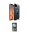 ieg™ iPhone 11 Pro Max Kılıf Yankı Form Prime - Siyah 34D Hayalet Izgaralı Cam