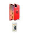 ieg™ iPhone 11 Pro Max Kılıf Yankı Form Prime - Siyah 6D Mat Seramik Hayalet Nano Ekran Koruyucu