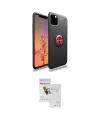 ieg™ iPhone 11 Pro Max Kılıf Yankı Form Prime - Siyah Seramik Nano Ekran Koruyucu