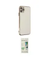 ieg™ iPhone 11 Pro Max Kılıf Yankı Serisi - Siyah 20D Premium Cam Ekran Koruyucu
