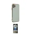ieg™ iPhone 11 Pro Max Kılıf Yankı Serisi - Siyah 34D Hayalet Izgaralı Cam