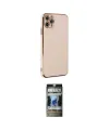 ieg™ iPhone 11 Pro Max Kılıf Yankı Serisi - Siyah 34D Hayalet Izgaralı Cam