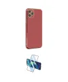 ieg™ iPhone 11 Pro Max Kılıf Yankı Serisi - Siyah 3D Antistatik Cam Ekran Koruyucu