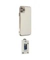 ieg™ iPhone 11 Pro Max Kılıf Yankı Serisi - Siyah Bilvis Hayalet Cam Ekran Koruyucu