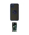ieg™ iPhone 11 Pro Max Kılıf Yörünge Çizgi - Şeffaf 360 Full Body Arka Koruyucu