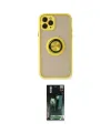 ieg™ iPhone 11 Pro Max Kılıf Yörünge Çizgi - Şeffaf 360 Full Body Arka Koruyucu