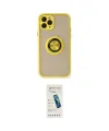 ieg™ iPhone 11 Pro Max Kılıf Yörünge Çizgi - Şeffaf Pasifik Cam Ekran Koruyucu