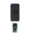 ieg™ iPhone 11 Pro Max Kılıf Yörünge Çizgi - Siyah 360 Mat Full Body Arka Koruyucu