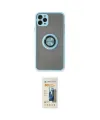 ieg™ iPhone 11 Pro Max Kılıf Yörünge Çizgi - Siyah 6D Mat Seramik Hayalet Nano Ekran Koruyucu