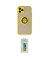 ieg™ iPhone 11 Pro Max Kılıf Yörünge Çizgi - Siyah Polymer Nano Ekran Koruyucu