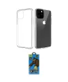 ieg™ iPhone 11 Pro Max Kılıf Zirve Doku - Siyah 18D Cam Ekran Koruyucu
