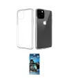 ieg™ iPhone 11 Pro Max Kılıf Zirve Doku - Siyah 34D Izgaralı Cam