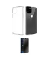 ieg™ iPhone 11 Pro Max Kılıf Zirve Doku - Siyah 3D Antistatik Hayalet Cam Ekran Koruyucu