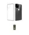 ieg™ iPhone 11 Pro Max Kılıf Zirve Doku - Siyah Joko Magic 5D Hayalet Cam