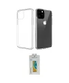 ieg™ iPhone 11 Pro Max Kılıf Zirve Doku - Siyah Polymer Nano Ekran Koruyucu