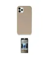 ieg™ iPhone 11 Pro Max Kılıf Zirve Modern Özel Seri - Siyah 34D Hayalet Izgaralı Cam