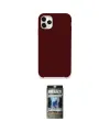ieg™ iPhone 11 Pro Max Kılıf Zirve Modern Özel Seri - Siyah 34D Hayalet Izgaralı Cam
